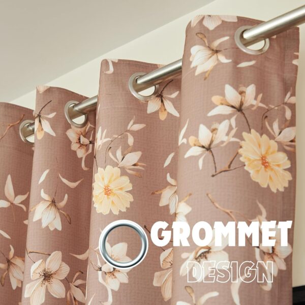 Tramb Printed Polyester Curtains for Privacy, Noise Reduction, and Thermal Control - Image 4