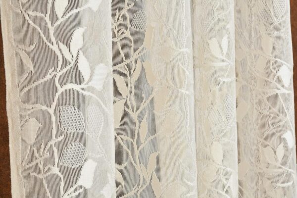 Premium Sheer Frill Embroidery Curtains for Elegant Window Decor in Cream - Image 3