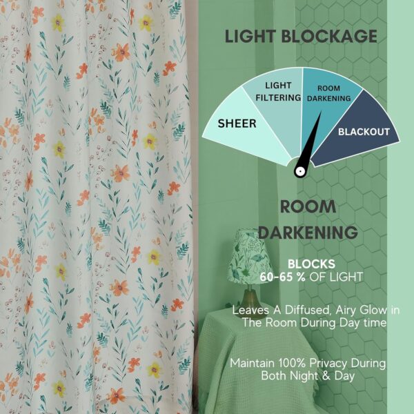 Tramb Printed Polyester Curtains: Stylish Privacy and Noise Reduction for Your Home - Image 6