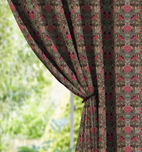 Stylish Burnt Olive Pink Blackout Curtains for Bedrooms and Living Rooms - Image 2