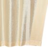 Faux Texture Cream Room Darkening Curtains for Doors - 9 Feet Panels - Image 4