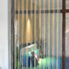Stylish Aqua-Beige 9ft Polyester Thread Door Curtain for Elegant Home Decor - Image 2