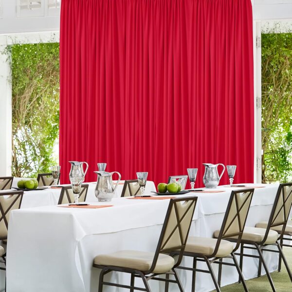 Stylish 10x10 Polyester Backdrop Curtains for Weddings and Home Decor - Image 6