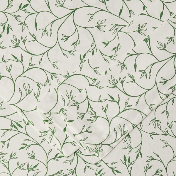 Solimo 100% Cotton Semi-Sheer Curtains: Leafy Design for Elegant Windows - Image 5