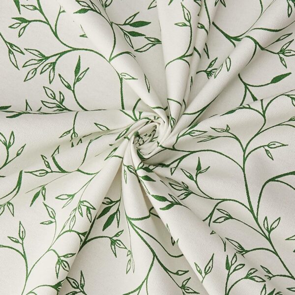 Solimo 100% Cotton Semi-Sheer Curtains: Leafy Design for Elegant Windows - Image 6