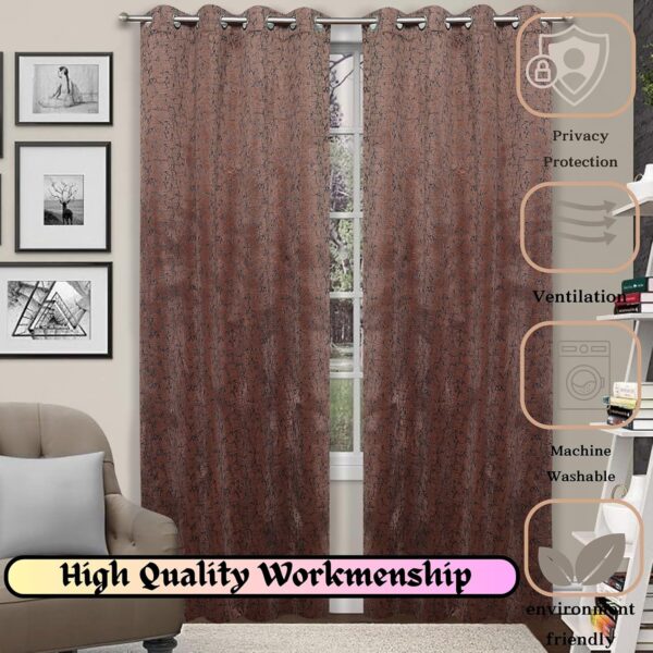 Elegant Suede Velvet Thermal Curtains for Bedroom and Living Room Decor - Image 2