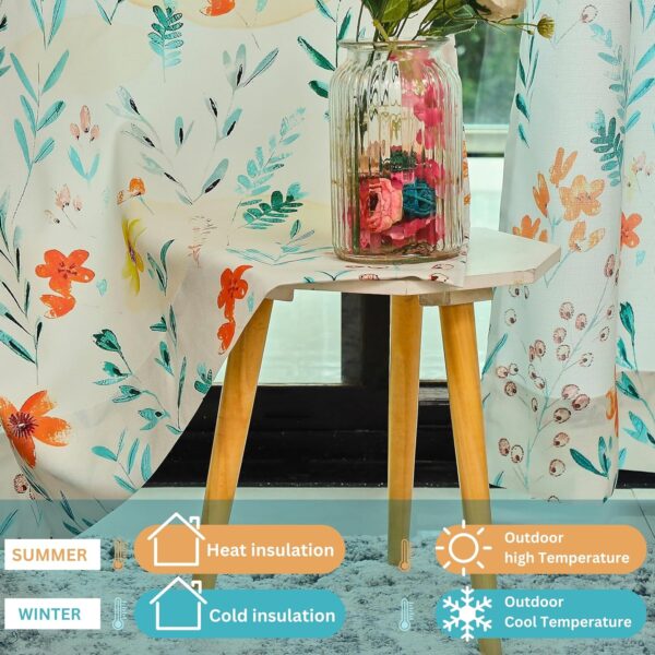 Tramb Printed Polyester Curtains: Stylish Privacy and Noise Reduction for Your Home - Image 3