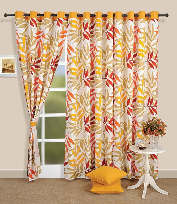 Swayam 100% Cotton Long Door Curtain: Perfect for Bedroom & Living Room Decor - Image 3