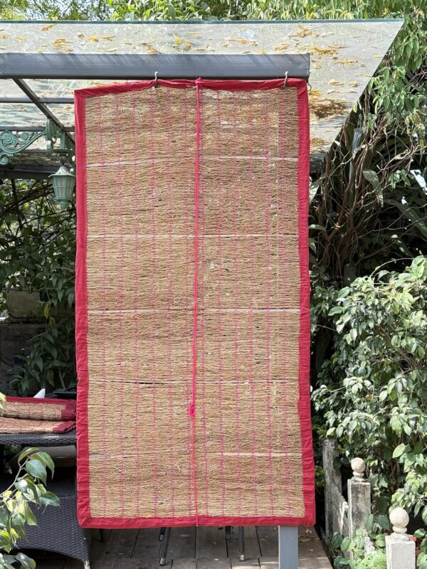 Vetiver Curtains: Handmade Khus Grass Blinds for Cooling & Natural Fragrance - Image 4