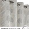 Premium Betel Leaf Curtains | 80% Room Darkening Grey Window Screens - Image 2