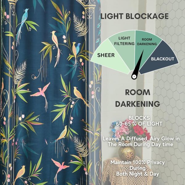 Tramb Printed Polyester Curtains: Total Privacy and Comfort for Your Home - Image 6