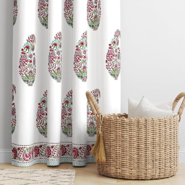 Decorative Cotton Semi Sheer Curtains for Kids' Rooms and Living Spaces - Image 2