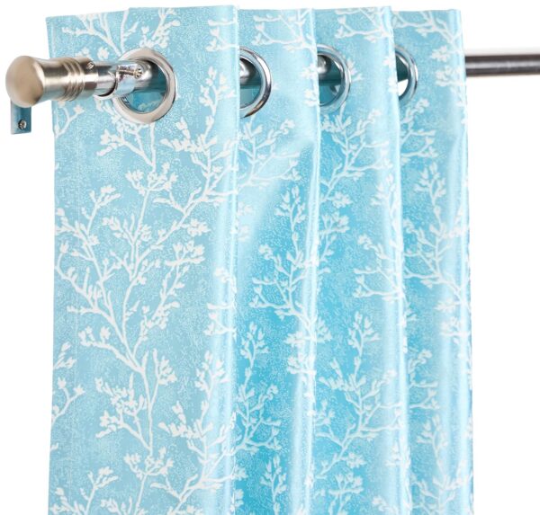 Solimo Premium Aqua Curtains - Abstract Print, Easy Care, 7 FT, 225 GSM - Image 4