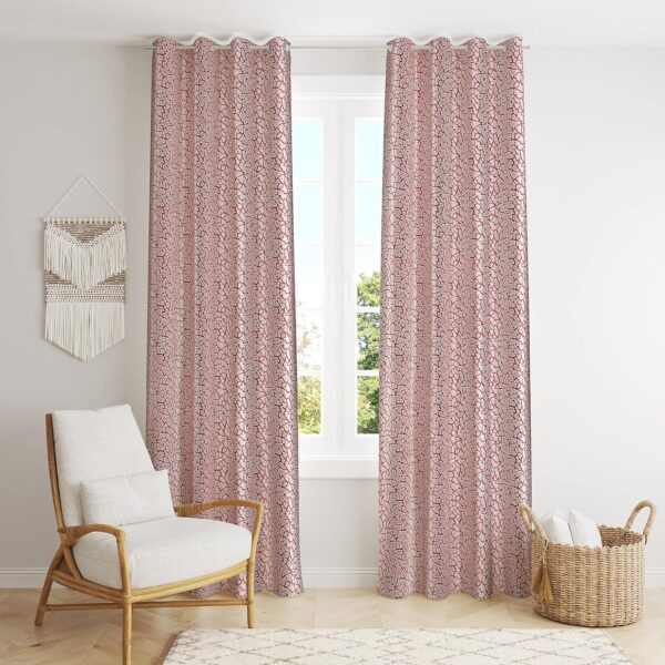 Digital Texture Print Curtains: Room Darkening Drapes for Stylish Home Decor - Image 2