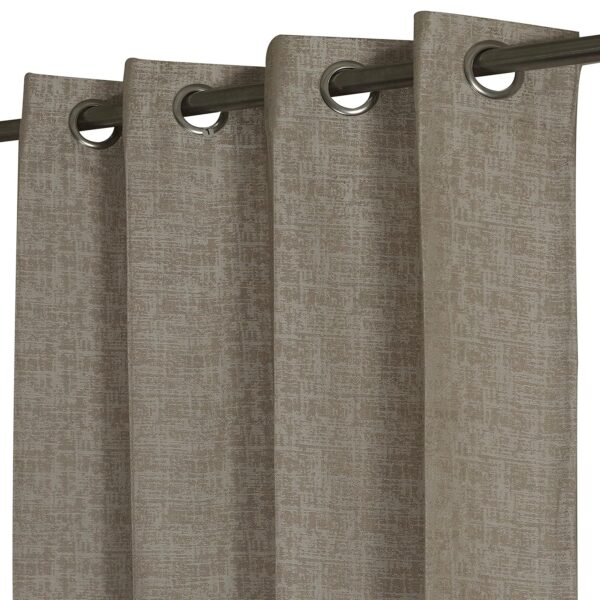 Elegant 9ft Jacquard Door Curtain with Eyelet and Tie Back for Home Decor - Image 2