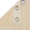 Faux Texture Cream Room Darkening Curtains for Doors - 9 Feet Panels - Image 7