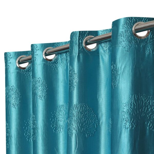 Aqua Thermal Insulated Room Darkening Curtains for Bedroom and Living Room