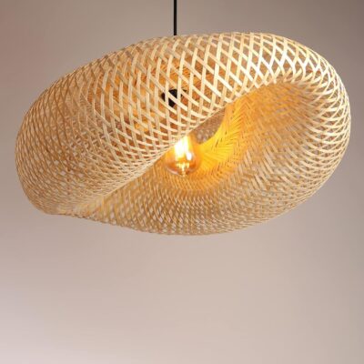 Bamboo Lampshades: Stylish Boho & Rattan Lighting for Your Home Decor