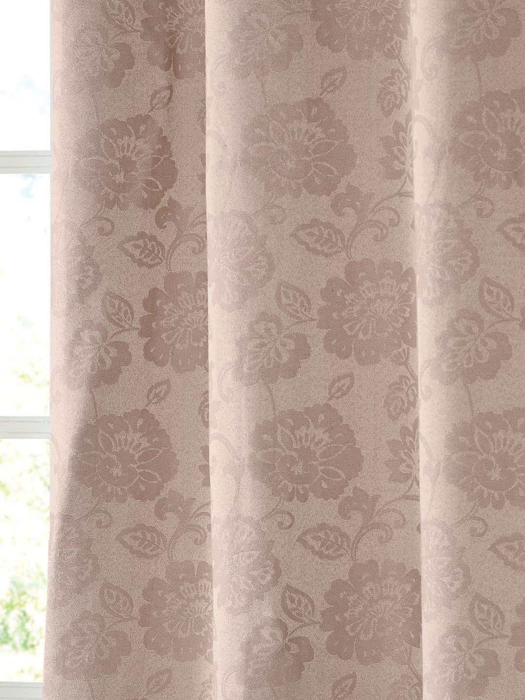 Beige Jardin Cotton Curtains: Perfect Room Darkening Solution for Stylish Living Spaces