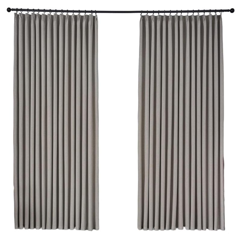 Transform Your Space with Blackout Pinch Pleated Door Curtains Set of 2