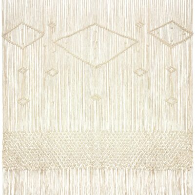 Bohemian Macrame Curtains: Handwoven Wall Hanging for Windows and Doorways