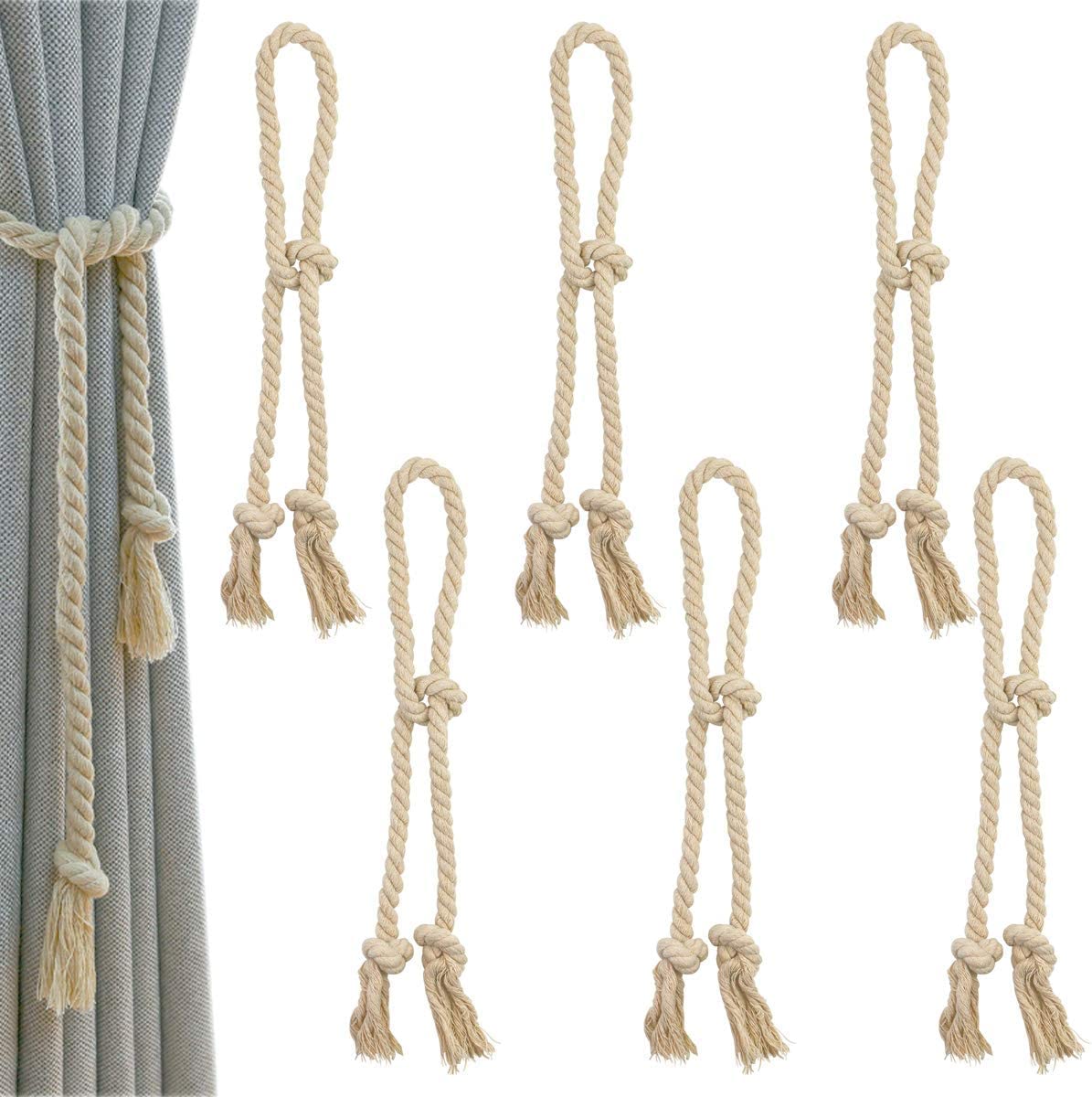 Elevate Your Space with Boho Macrame Curtain Tiebacks for Any Setting