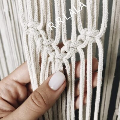 Boho Macrame Curtain: Elegant Cotton Decor for Home, Office, and Windows