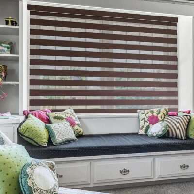 Dual Layer Zebra Blinds: Stylish Light Filtering Roller Shades for Privacy and Control