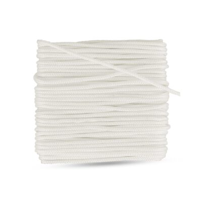 Durable 1.8mm Polyester Cord for Blinds and DIY Projects – 20m White