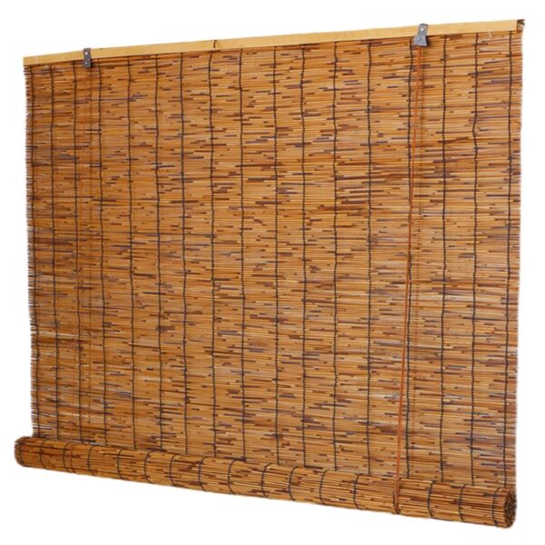 Durable Bamboo Roller Shades for French Doors - Stylish Outdoor Blackout Blinds