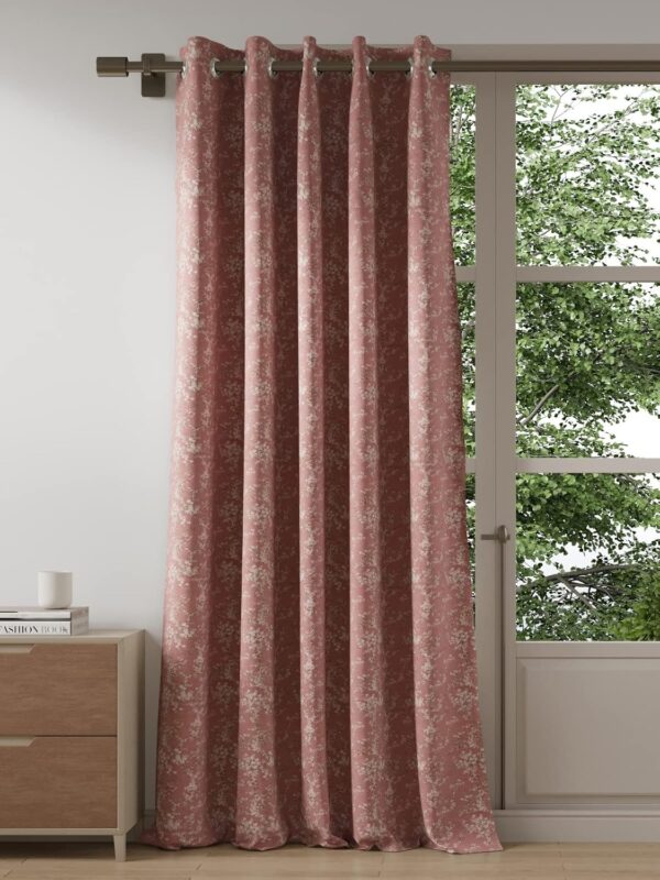 Elegant 7FT Pink Door Curtain by DDECOR for a Stylish Home Upgrade