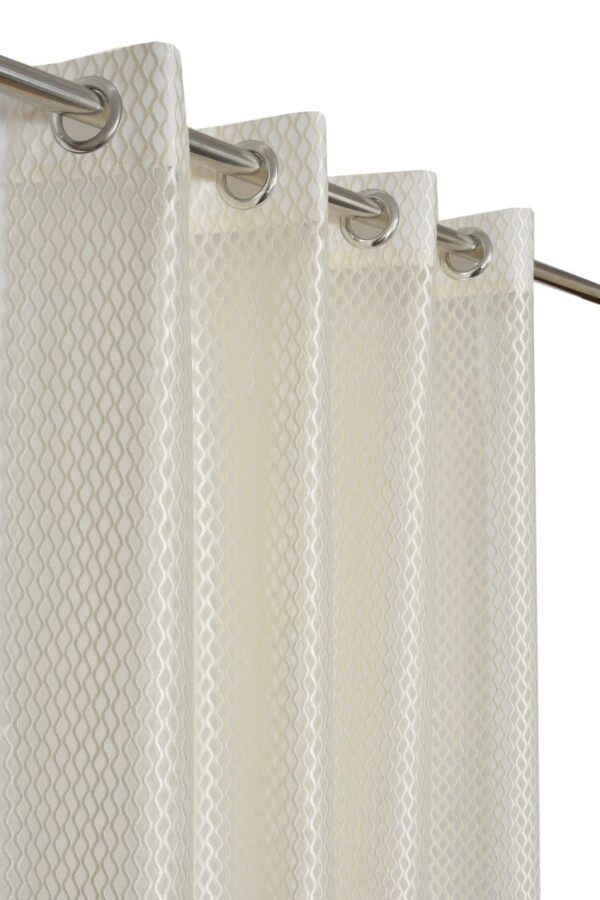 Elegant 7Ft Net Curtains Set for Doors - Sheer Drapes for Home Decor