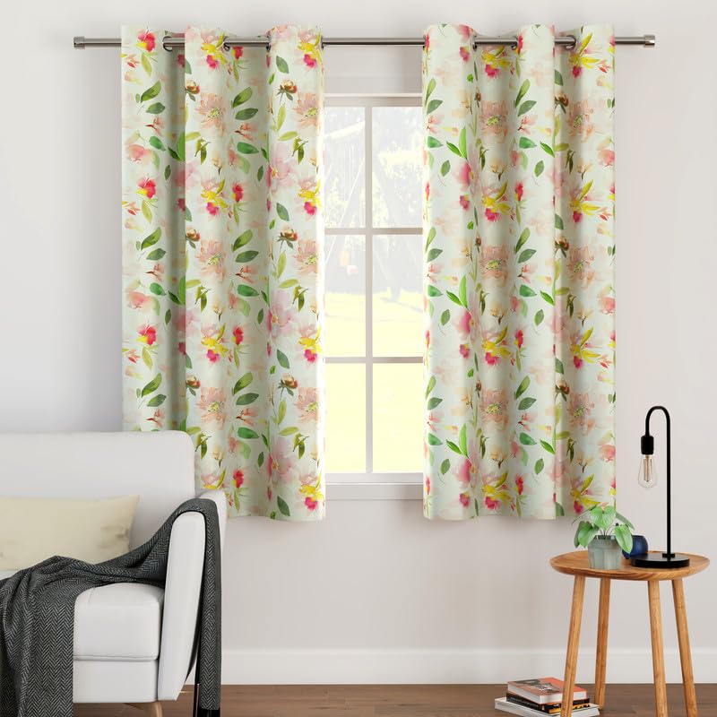 Elegant Floral & Geometric Curtains: Perfect for Stylish Room Darkening