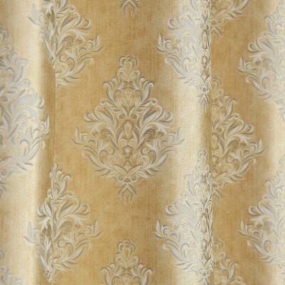 Elegant Gold Velvet Curtains for Long Doors – Room Darkening Drapes Set