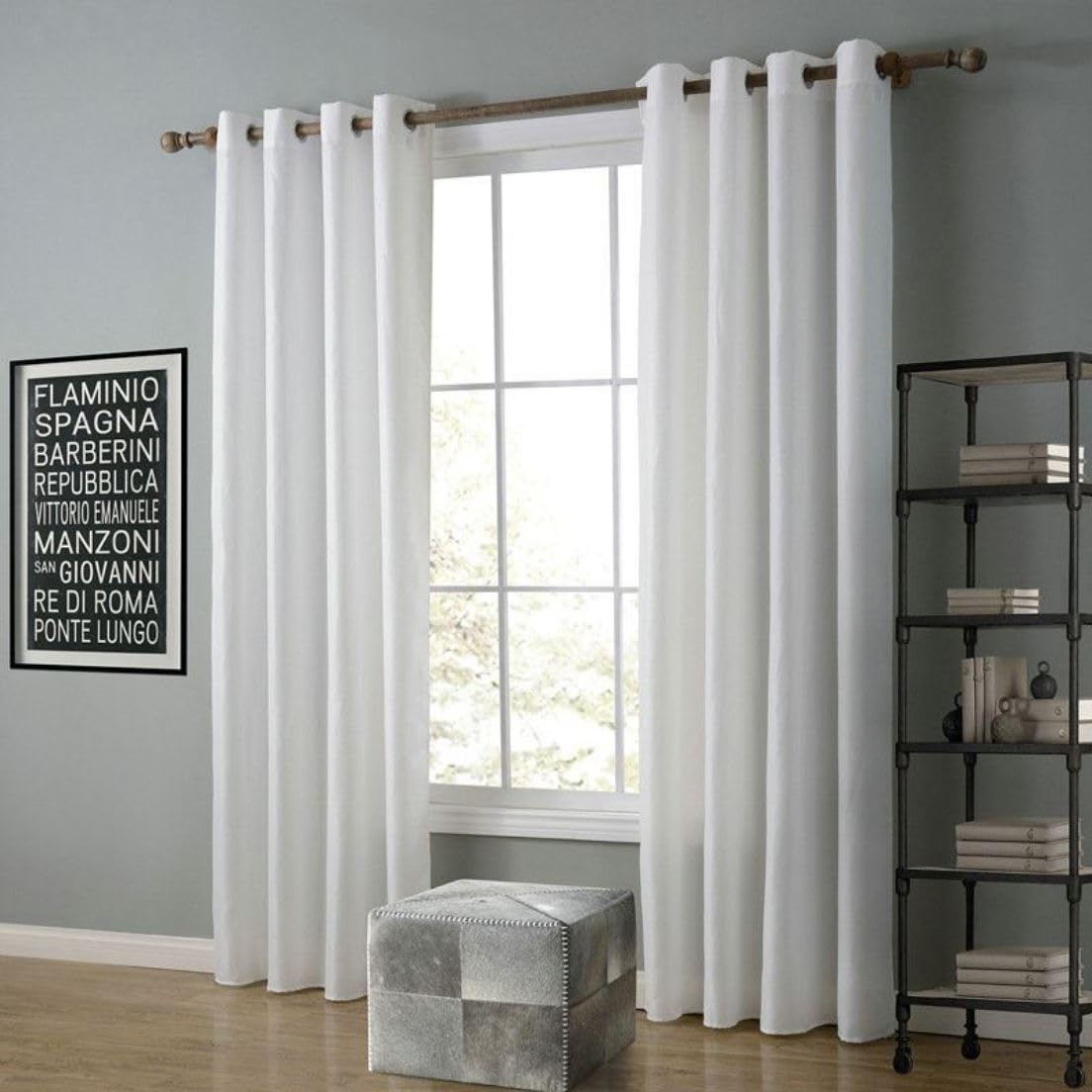 Transform Your Space with Elegant HFI Royal Silky Polyester Eyelet Curtains