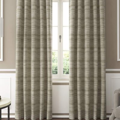 Elegant Jacquard Woven Grommet Curtains – 52 x 84 Inch Set of 2