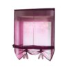 Elegant Light Filtering Burgundy Roman Shades for Stylish Window Treatments