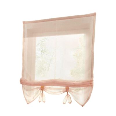 Elegant Roman Curtain Tie Up Shade for Stylish Window Valances in Wheat