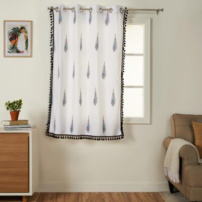 Elegant Solimo 100% Cotton Opaque Curtains with Lace for Stylish Windows