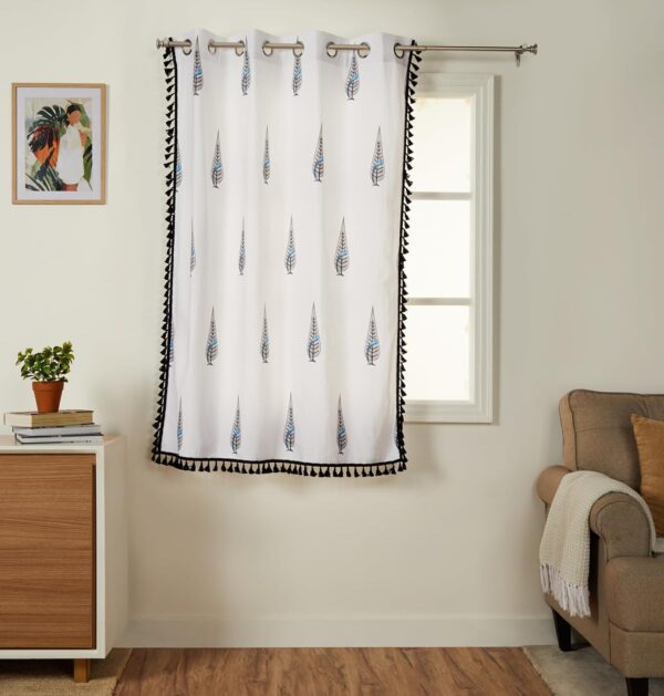 Elegant Solimo 100% Cotton Opaque Curtains with Lace for Stylish Windows