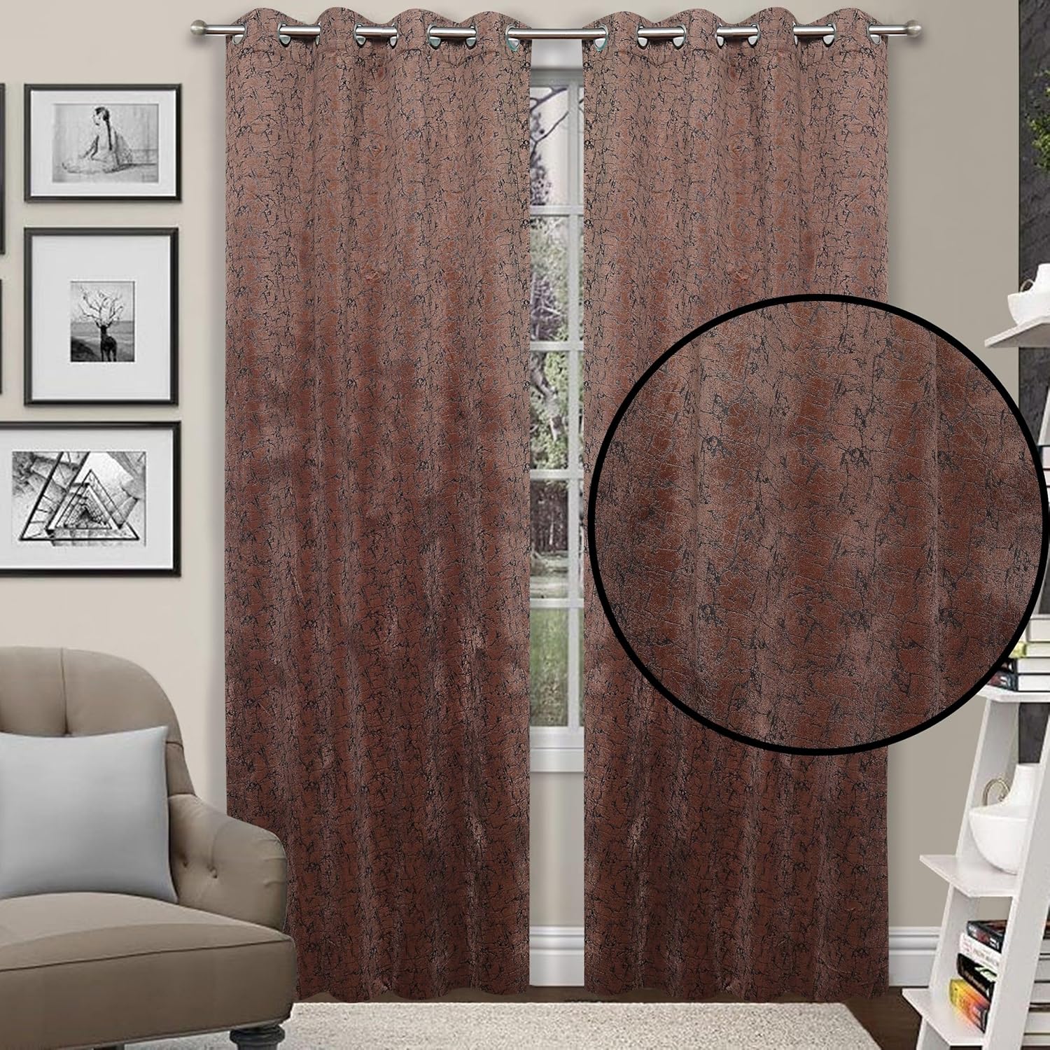 Elegant Suede Velvet Thermal Curtains: Perfect Bedroom and Living Room Decor