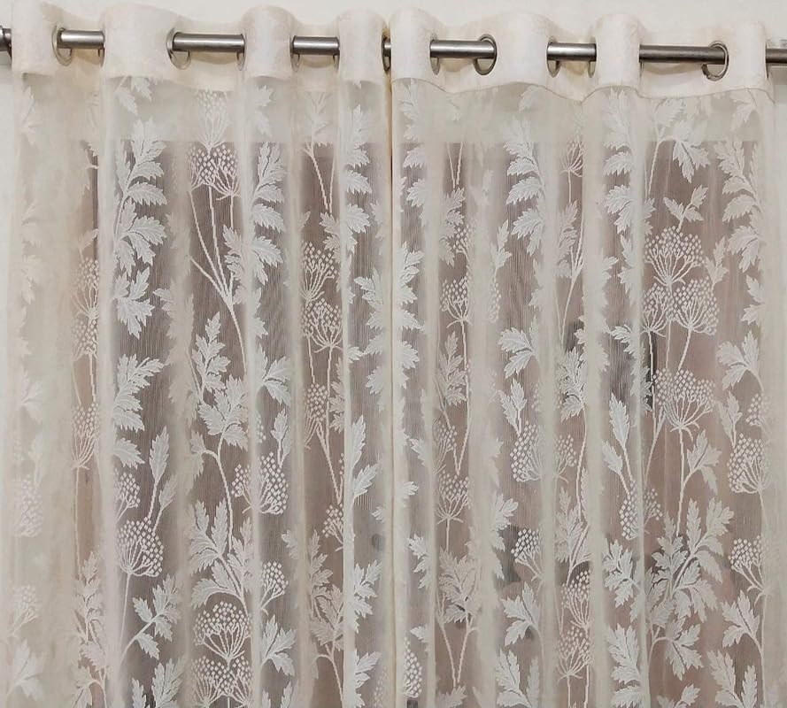 Elegant White Floral Eyelet Curtains Review: Perfect Touch for Any Room