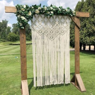 Handmade Macrame Curtain for Windows and Doors – Elegant Home Decor