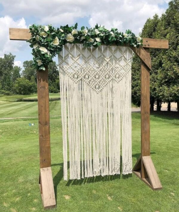 Handmade Macrame Curtain for Windows and Doors - Elegant Home Decor