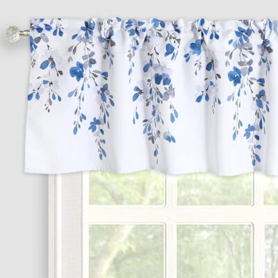 Inselnwald Weeping Flowers Valance Curtain for Stylish Living Room Decor