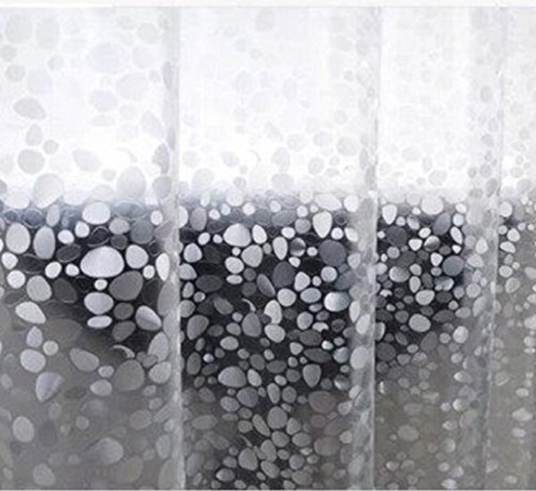 Kuber Industries PVC AC Curtain: Waterproof, Mold-Free, 7 Feet White Design