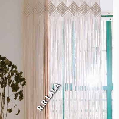 Macrame Window Curtain Without Rod: Boho Home Decor for Any Room