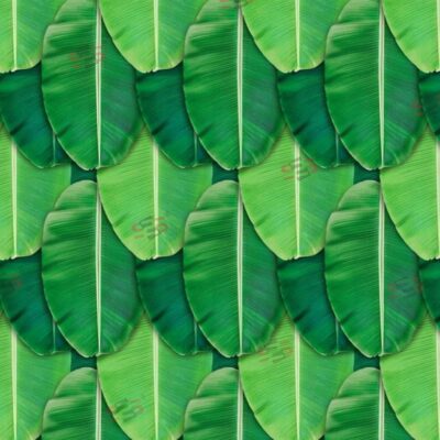 Polycotton Banana Leaf Curtains for Festive Home Pooja Decoration