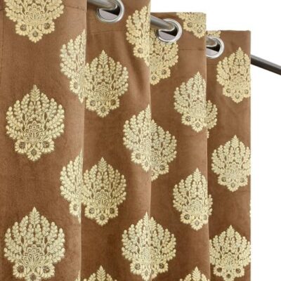 Premium Velvet Room Darkening Curtains Set for Living Room and Bedroom