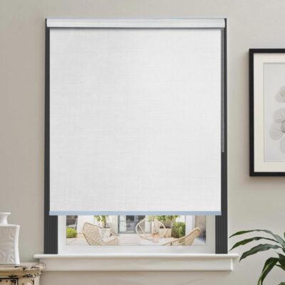 Premium Waterproof Roller Blind with Pelmet for Sun and Rain Protection